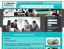 Tablet Screenshot of foremanfinancialinc.com